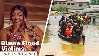 Sanitation minister 'Freda Prempeh" blames flood victims - Akosombo Dam Spillage