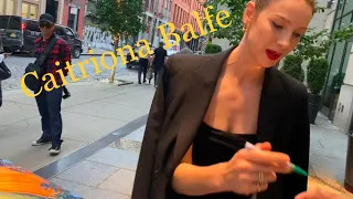 Caitriona Balfe Star of Outlander Signing Autographs During Tribeca Film Festival 2023 in NYC!