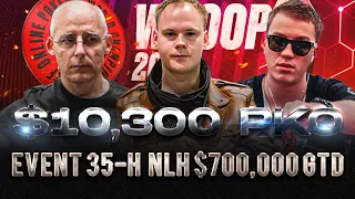 $10,300 PKO WCOOP 2023 35-H RomeOpro | starwins | Pwndidi Final Table Cards-Up Poker Replay