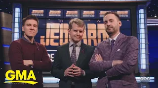 3 ‘Jeopardy!’ greats sit down ahead of showdown l GMA