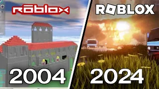 Evolution of Roblox (2004-2024)