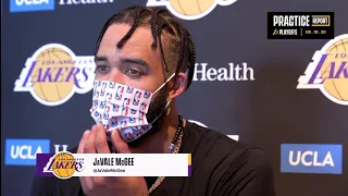 ‪JaVale McGee on his pairing with Anthony Davis