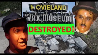 Movieland Wax Museum Buena Park DESTROYED! Statues - gone.  Scott Michaels Dearly Departed