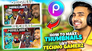 The Ultimate Guide For Epic Minecraft Thumbnails 🤩 | @TechnoGamerzOfficial