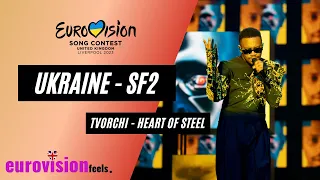 🇺🇦UKRAINE EUROVISION 2023 SEMI-FINAL REACTION | TVORCHI - HEART OF STEEL