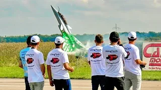 EXTREME STUNNING !!! RC RAFALE SCALE 1:5 MODEL TURBINE JET AEROBATICS FLIGHT DEMONSTRATION