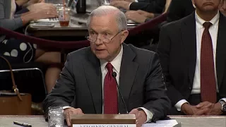 Jeff Sessions full testimony on contacts with Russian officials during 2016 campaign