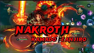 Mod Skin Nakroth Kamado Tanjiro Điệu nhảy hỏa thần Mùa 22 Full Effects Không Lỗi Mạng | Đạt Đông Làu