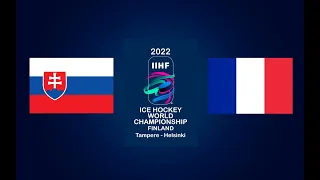 SLOVAKIA - FRANCE | IIHF WORLDS 2022 #1