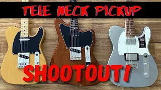 Fender Telecaster Neck Pickup Comparison and Shootout | Single Coil vs P90 vs Humbucker Tele Pickups