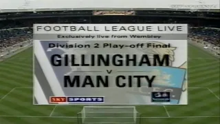 1998/1999 Div 2 Play Off Final Manchester City vs Gillingham