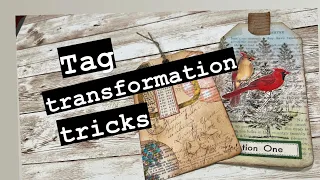 TIPS and IDEAS for finishing junk journal tags – perfect for beginners