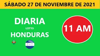 Diaria 11 am honduras loto costa rica La Nica hoy sábado 27 NOVIEMBRE DE 2021 loto tiempos hoy