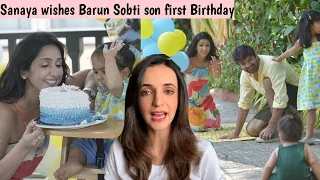 Sanaya Irani wishes Barun Sobti son meer first birthday | Dalljiet | Barun Sobti Son Birthday |