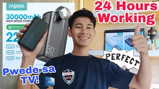 Best Powerbank 2023 Rapoo 30k mAH Big Capacity Powerbank Full Review