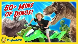 Dinosaur Adventure With 50+ Minutes of T-Rex & Fun Kids Surprise Toys