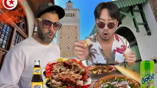 -هاو كفاش كانت ردّة فعل صديقي الكوري فالحمام😂🇹🇳-فطور صباح تونسي🌶️🔥و تحويسة فالمدينة 🇰🇷🇹🇳