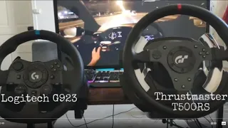 [Comparatif] Logitech G923 VS. Thrustmaster T500RS 🔎