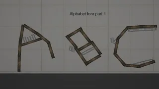 Alphabet lore but in MelonPlayground￼ part 1