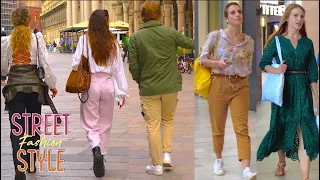 ITALY STREET STYLE FALL OUTFIT IDEAS What are People wearing?4K UHD