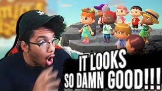 ANIMAL CROSSING: NEW HORIZONS GAME-PLAY TRAILER REACTION! | NINTENDO E3 2019 |