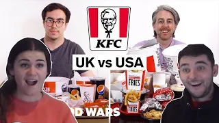 British Couple Reacts to US vs UK KFC