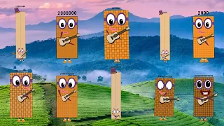 Counting All Big Numberblocks Band (2000-2T) But it's 2 (New my version) |  Wonderful sound!