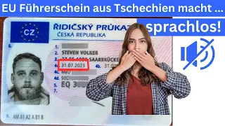 EU Führerschein aus Tschechien macht sprachlos - in 60 Sekunden alles erklärt