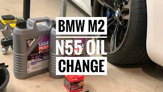 BMW M2 LCI N55 Oil Change and Oil Service Reset - Quick and Easy