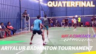 DHILEPAN & SIDARTH vs HEMACHANDRAN & PREJAN || QUATERFINAL || Ariyalur Badminton Tournament || 2022