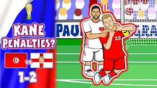 📺Harry Kane ASSAULTED!📺 Tunisia vs England 1-2 (World Cup Parody Goals Highlights)