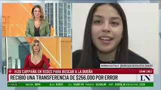 Recibió una transferencia de $256.000 por error; hizo campaña en redes para buscar la dueña