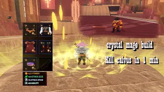 How To kill KING CALVUS IN 1 MIN crystal mage Build | Arcane Odyssey