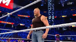 BROCK LESNAR RETURNS REACTION! SummerSlam 2021 Epic Long Hair Beard Lesnar