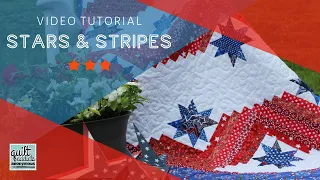 Patriotic Quilt of Valor Fat Quarter Pattern & Tutorial!