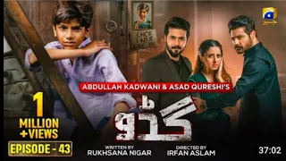 Guddu Episode 43 |Eng sub|  29th September 2022