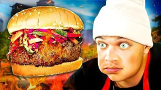 The Spice King Makes a 6 Million Scoville Unit Burger!