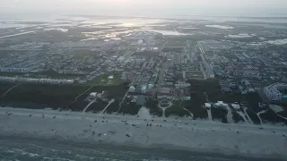 Port Aransas Mustang Island Drone shot