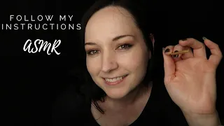 ASMR Follow My Instructions Eyes Open and Eyes Closed ⭐ Asking You Questions ⭐ Soft Spoken