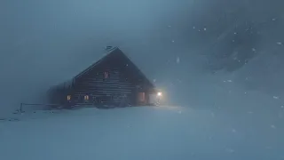 Epic Blizzard Sounds for Sleeping in Mount Elbrus, Russia┇Heavy Snow Ambience & Loud Snow Storm