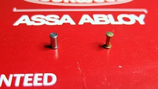 Picking Lockwood's Shallow Spool Pins