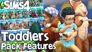 The Sims 4: ALL Toddler Features on ALL PACKS!