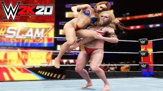 Supergirl v Tina Armstrong - WWE 2K20 Requested Beach Party Iron Woman Match