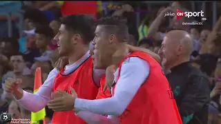 ملخص مباراة ريال مدريد وبرشلونة 3-1  ذهاب كأس السوبر الاسباني 2017 فهد العتيبي