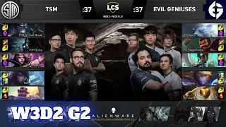 TSM vs Evil Geniuses | Week 3 Day 2 S10 LCS Summer 2020 | TSM vs EG W3D2