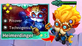 This is how I build 3 star 5 cost in set 9.5... ⭐⭐⭐ ft. 4 Star Heimerdinger