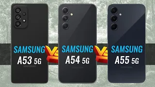 Samsung A55 5G Vs Samsung A54 5G Vs Samsung a53 5G