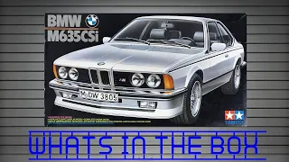 Whats In The Box | Tamiya BMW M635CSi