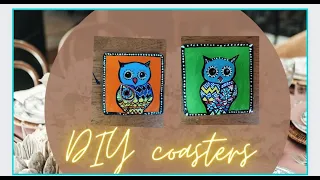 #DIY Owl Coaster