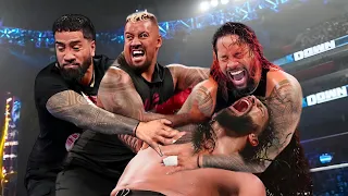 Solo Sikoa Saves Roman Reigns From Jimmy Uso & Jey Uso Brutal Attack WWE Smackdown 2023 Highlights